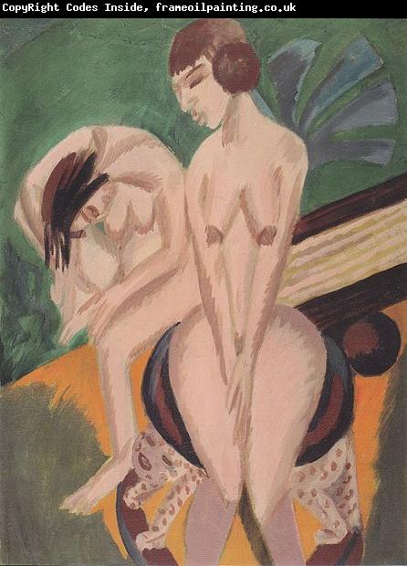 Ernst Ludwig Kirchner Zwei Akte im Raum
